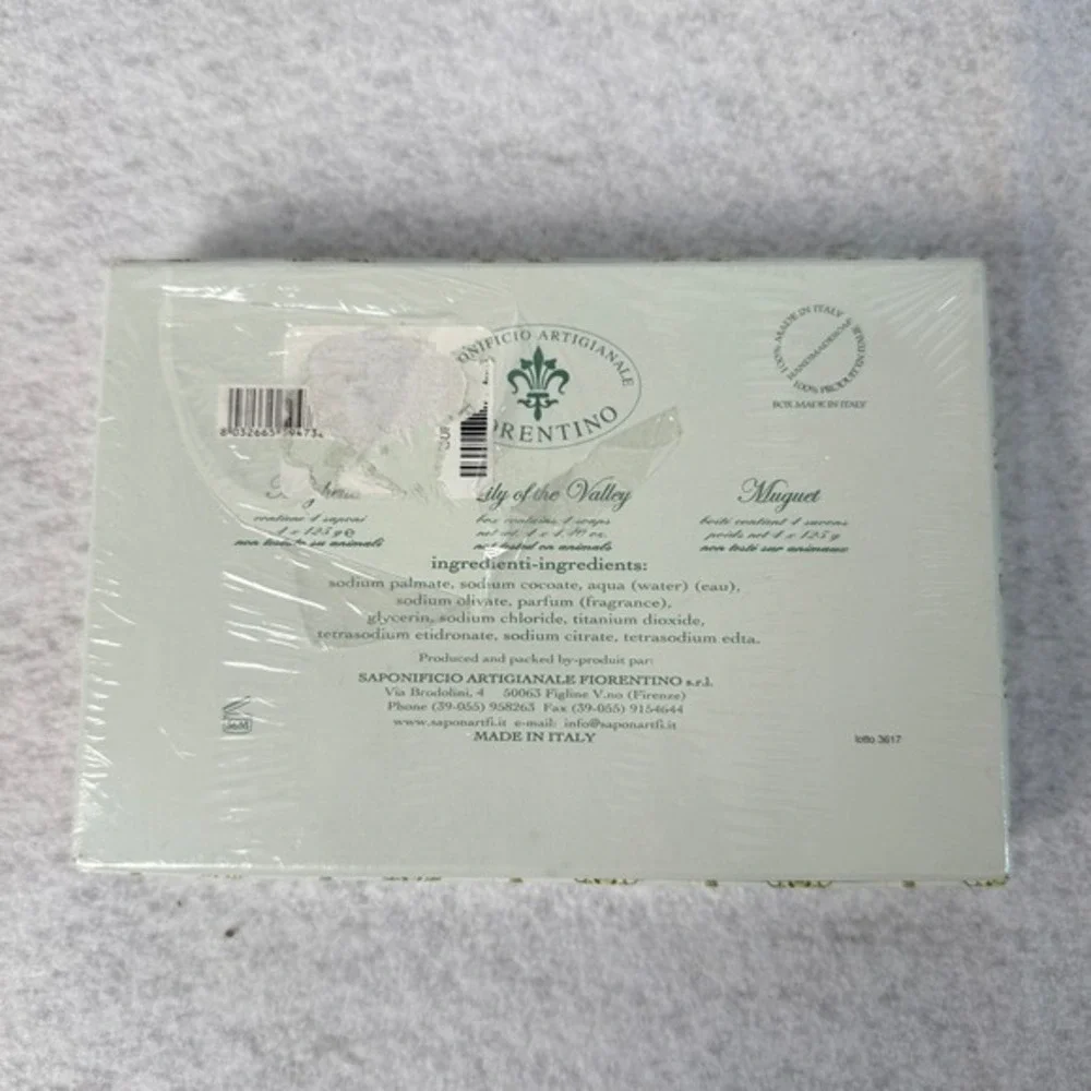 Saponificio Artigianale Fiorentino Lily‎ of the Valley 4 Soaps - Made in Italy